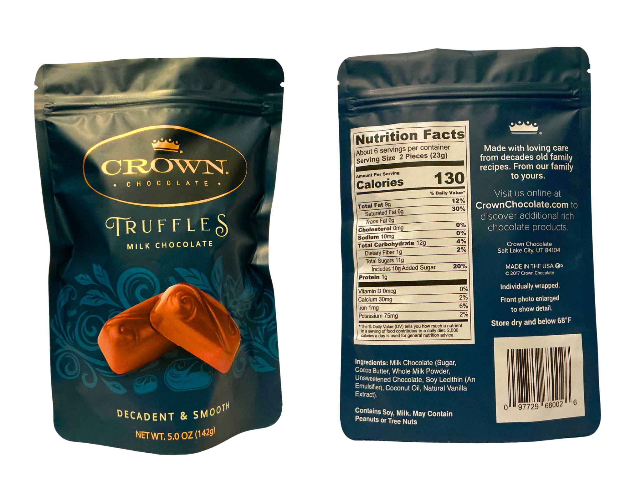 Individually Wrapped Truffle Pouches