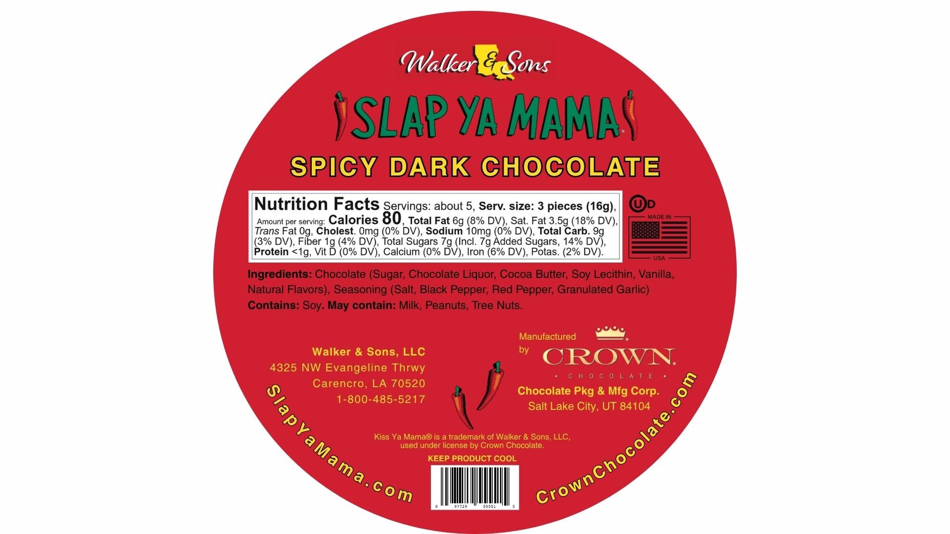 Slap Ya Mama Spicy Dark Chocolate