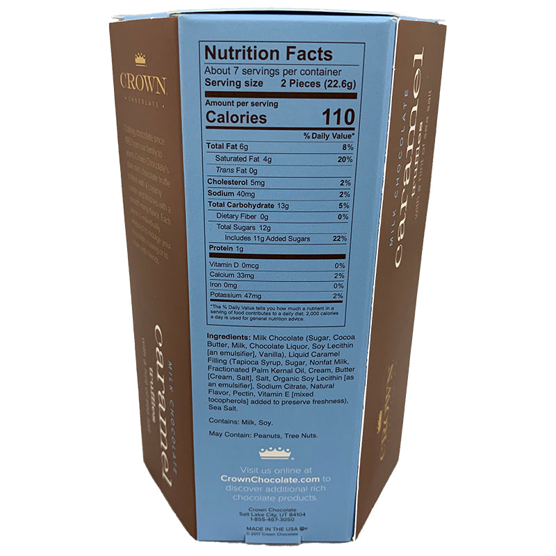 Milk Chocolate Caramel Truffles (6 oz Box)