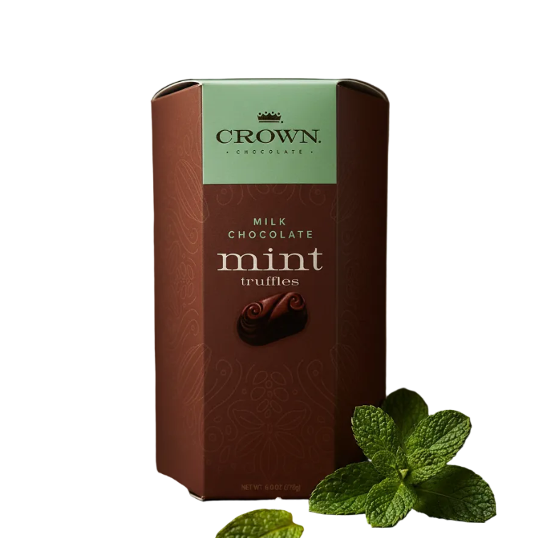 Milk Chocolate Mint Truffles (6 oz Box)